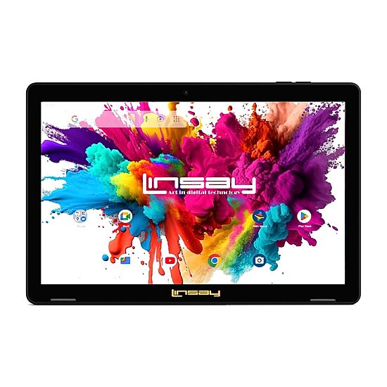 LINSAY® 10.1 Octa Core 128Gb Android 15 Tablet Pop And Pen