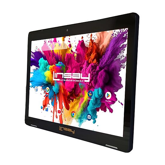LINSAY® 10.1 Octa Core 128Gb Android 15 Tablet Pop And Pen