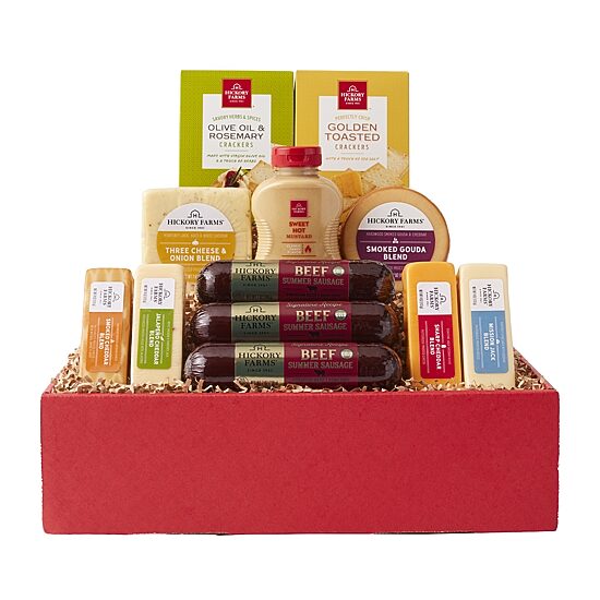 Hickory Farms Party Favorites Gift Box Set