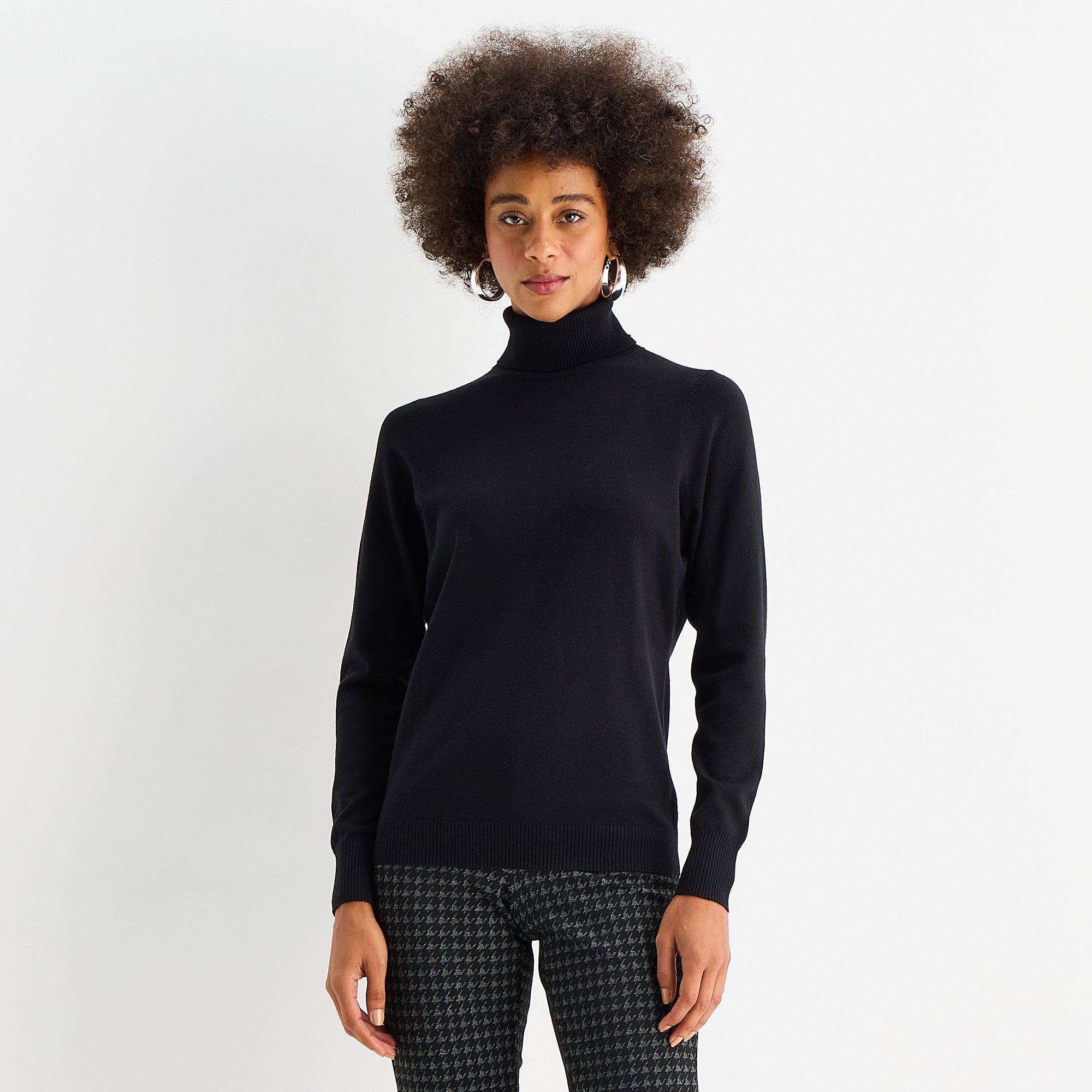 Worthington Womens Turtleneck Long Sleeve Pullover Sweater