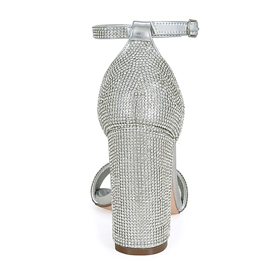 IZZY by AZALEA WANG Gabriella Womens Almond Open Toe Block Heel Pumps