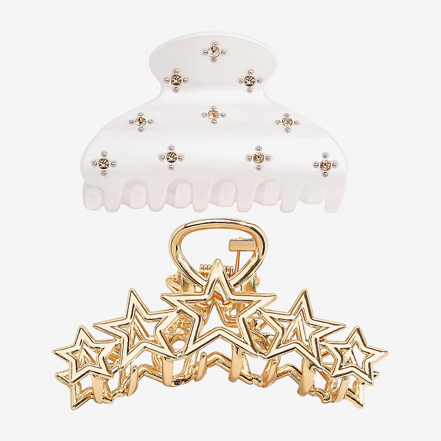 Bijoux Bar Gold Tone 2-pc. Hair Clip