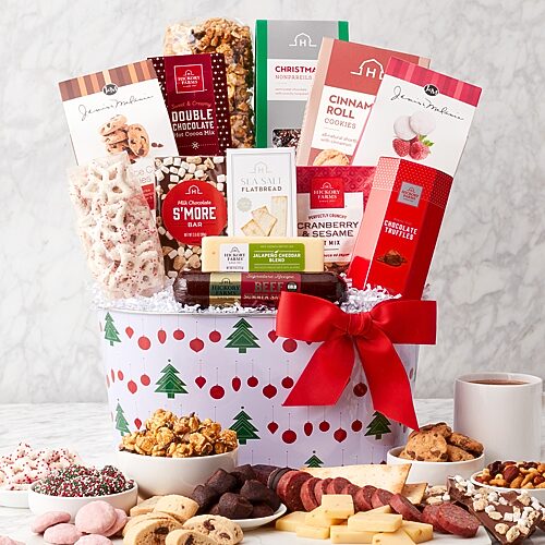 Hickory Farms Deluxe Merrymaker Gift Basket Set, One Size, Multiple Colors