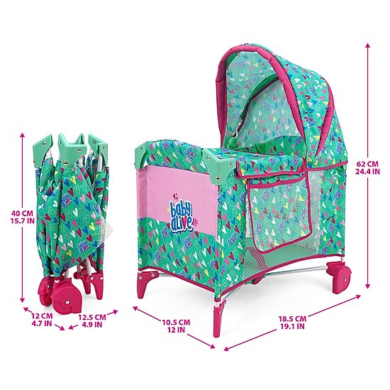 Baby Alive Deluxe Doll Play Yard Baby Play