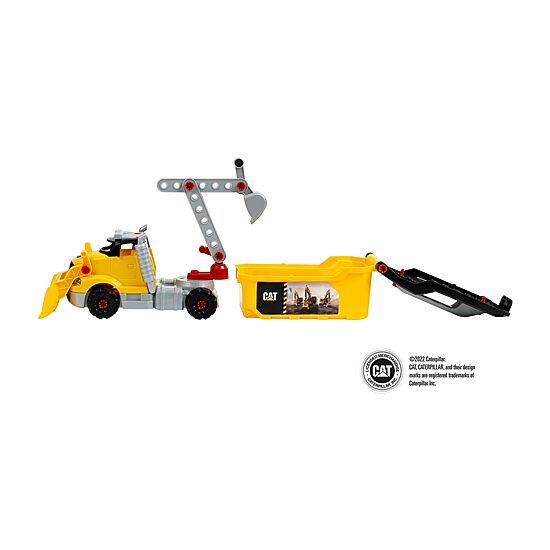 CAT Screw Truck Set 96-pc. Toy Playset
