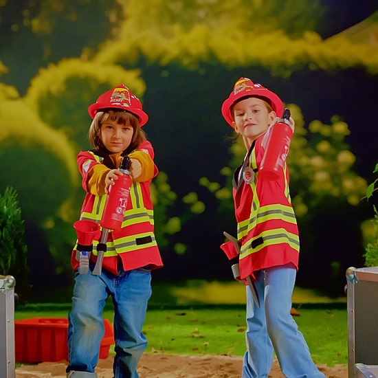 Klein Firefighter Costume Unisex Dress Up Costume