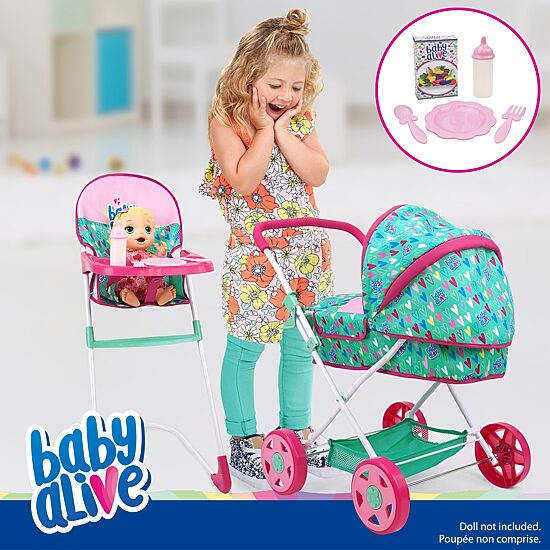 Baby Alive Travel N Feed Set Baby Play