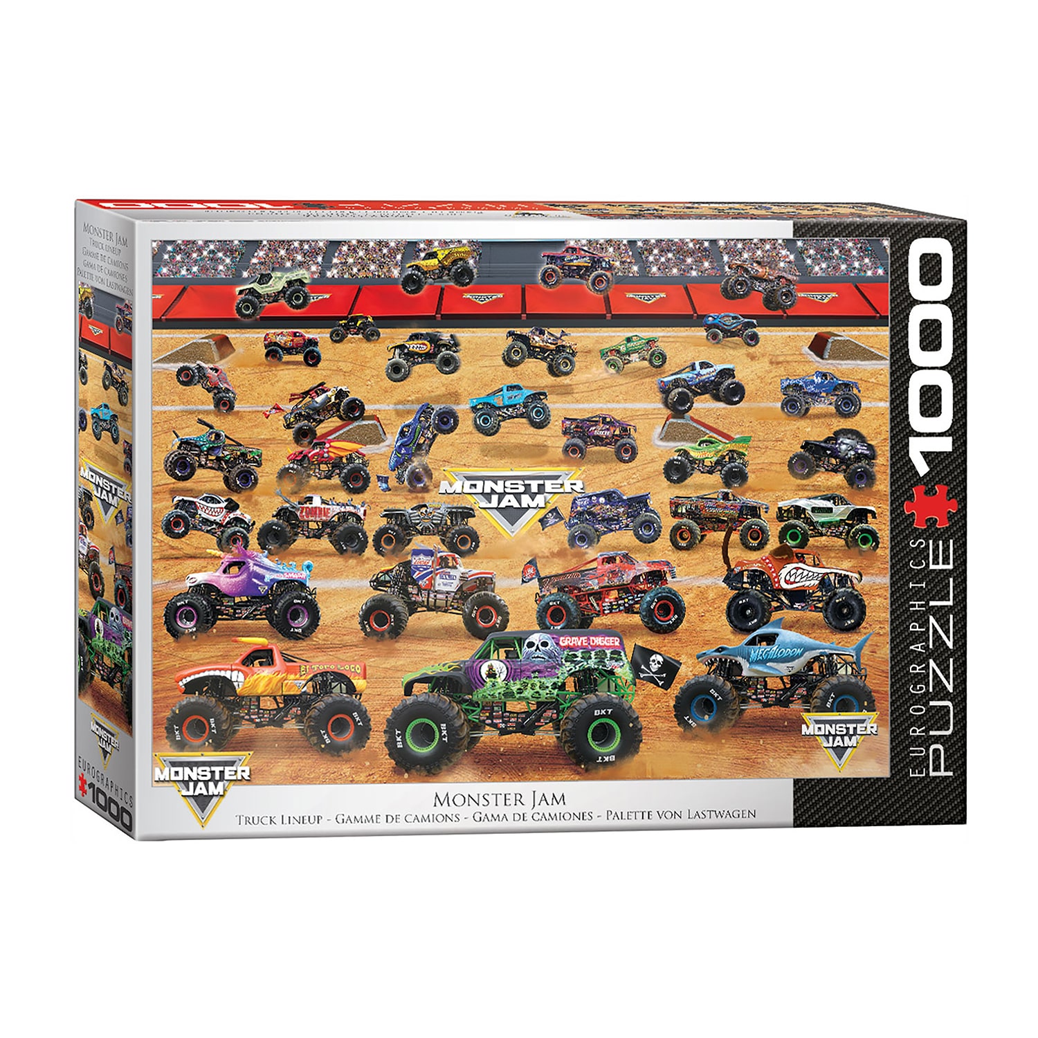 Eurographics Inc Monster Jam 1000 Piece Puzzle 1000-pc. Puzzle