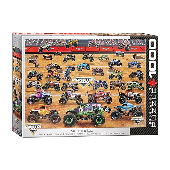 Eurographics Inc Monster Jam 1000 Piece Puzzle 1000-pc. Puzzle