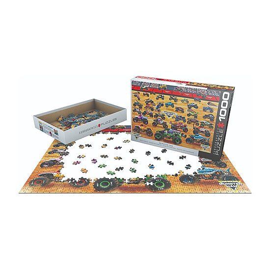 Eurographics Inc Monster Jam 1000 Piece Puzzle 1000-pc. Puzzle