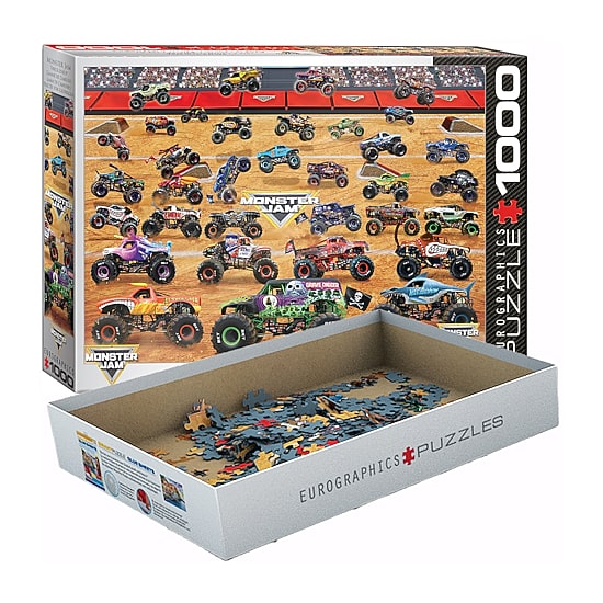 Eurographics Inc Monster Jam 1000 Piece Puzzle 1000-pc. Puzzle