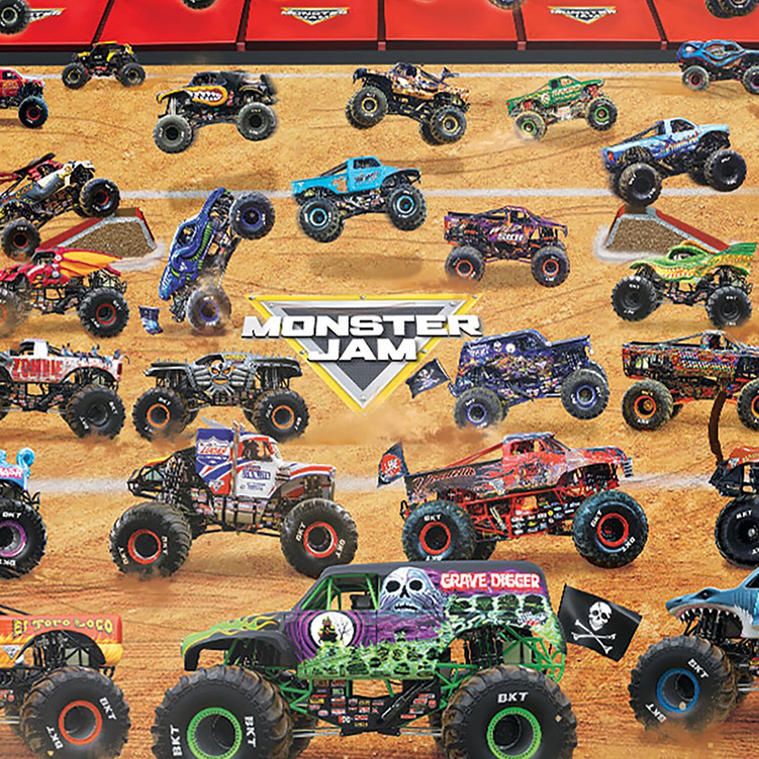 Eurographics Inc Monster Jam 1000 Piece Puzzle 1000-pc. Puzzle