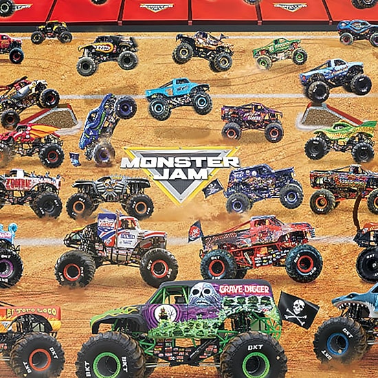 Eurographics Inc Monster Jam 1000 Piece Puzzle 1000-pc. Puzzle