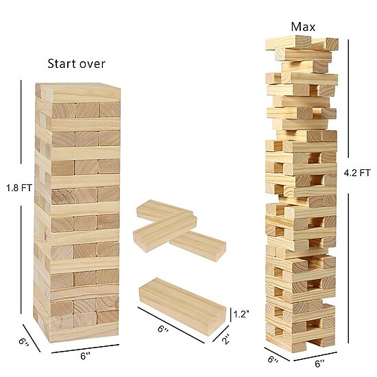 Trimate Toppling Tower Building Blocks