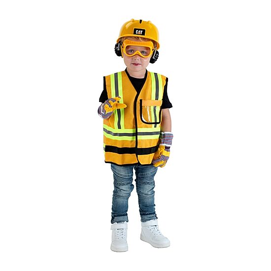 CAT Constuction Worker Vest 5-pc. Toy Tool