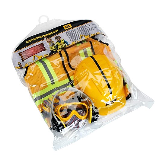 CAT Constuction Worker Vest 5-pc. Toy Tool