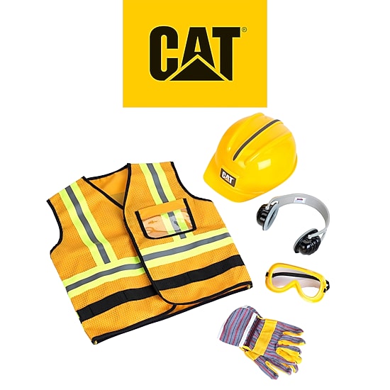 CAT Constuction Worker Vest 5-pc. Toy Tool