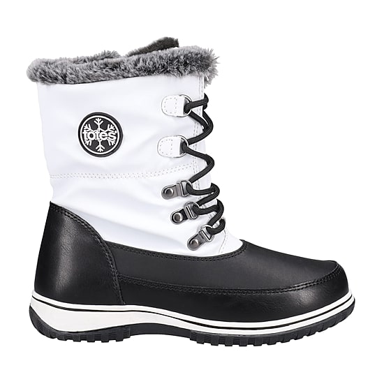 Totes Womens Avery Waterproof Insulated Flat Heel Winter Boots