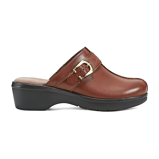 Easy Spirit Polly Womens Round Closed Toe Clogs Wide Width