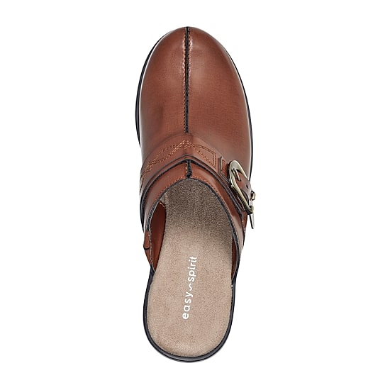 Easy Spirit Polly Womens Round Closed Toe Clogs Wide Width