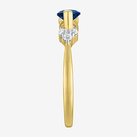 Gemstone 14K Gold Over Silver Marquise Cocktail Ring