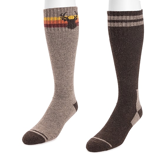 Muk Luks Compression Mens Crew Socks