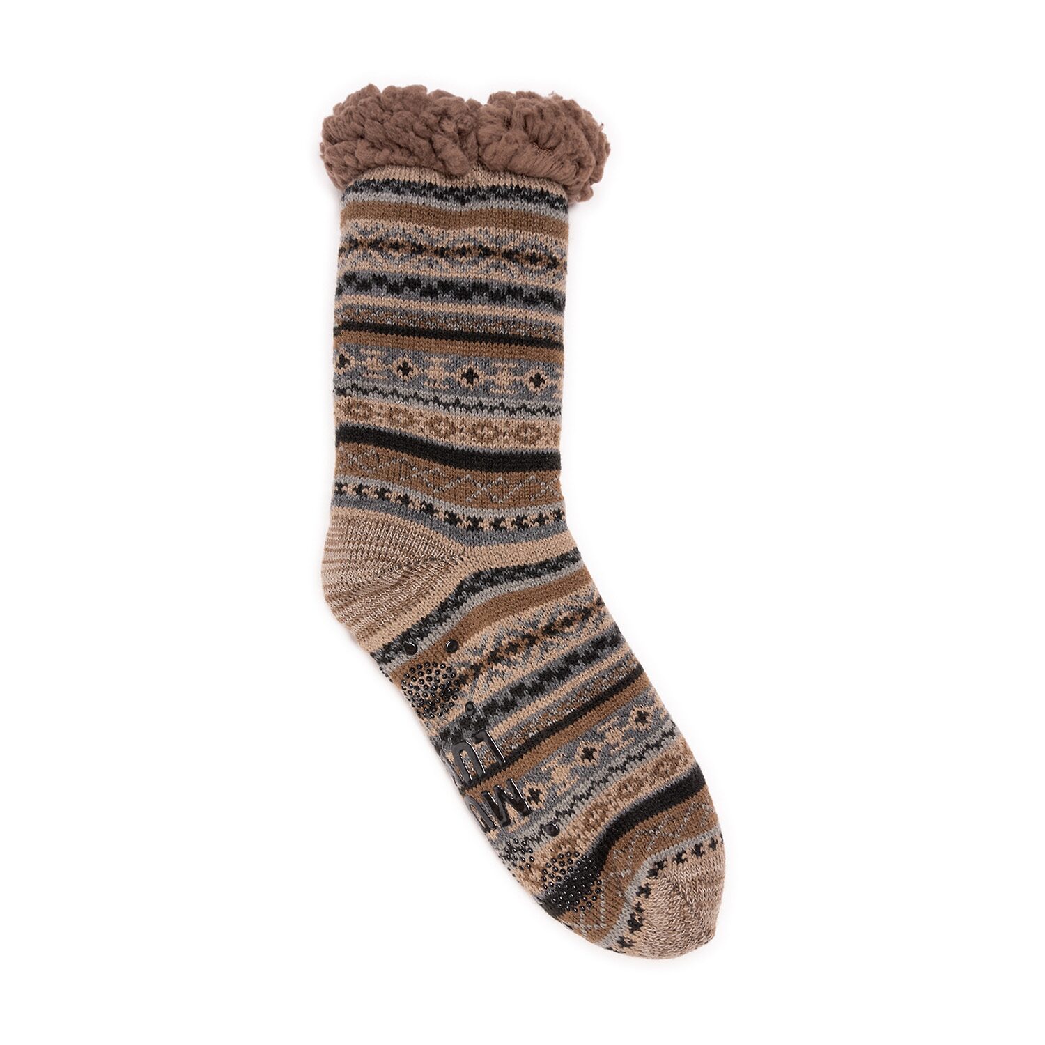 Muk Luks Cabin Sox Mens Crew Socks