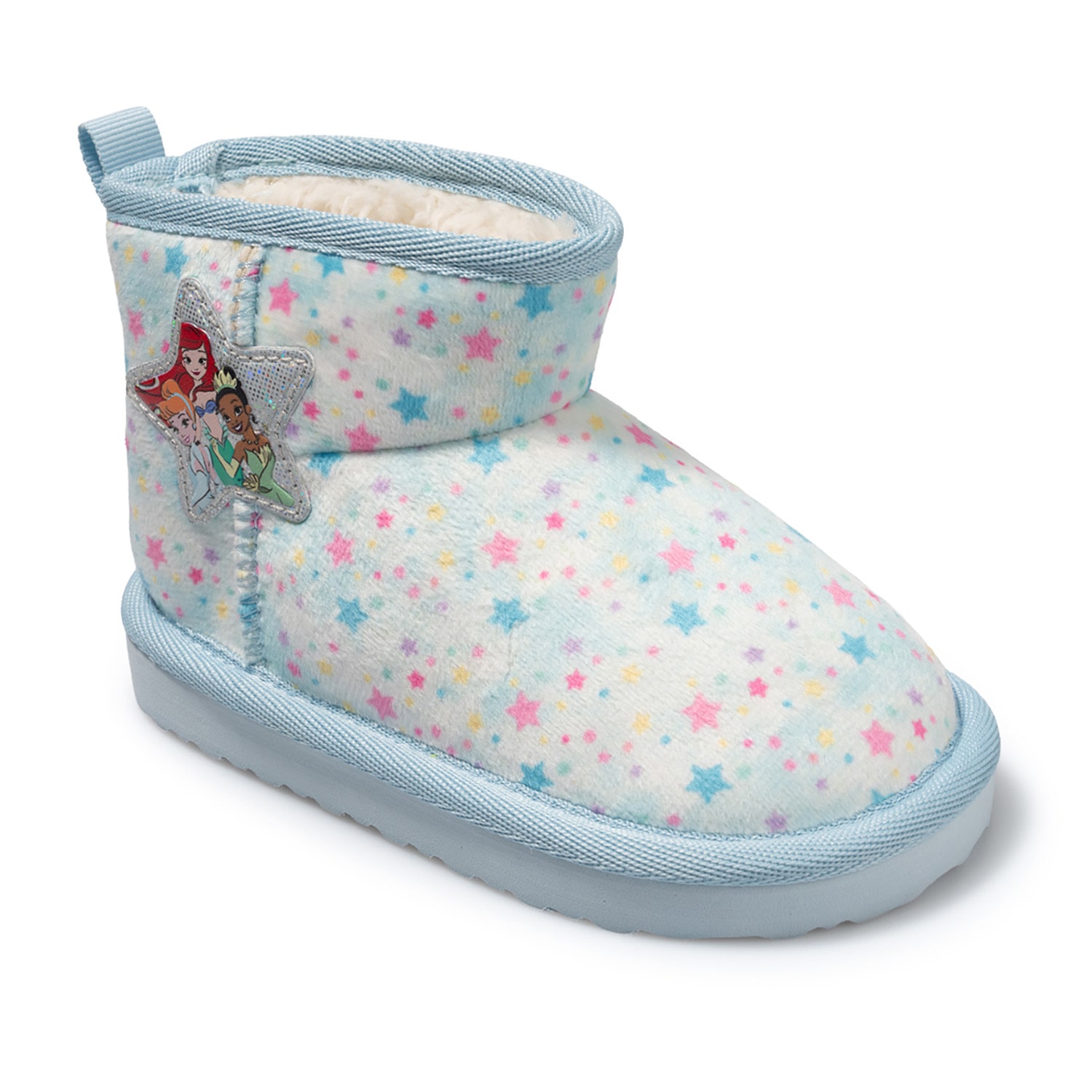 Ground Up Toddler Girls Princess Disney Princess Cozy Boot Flat Heel Winter Boots