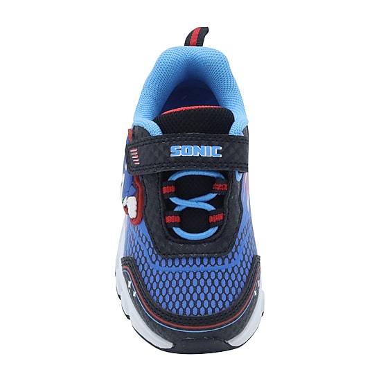 Sega Sonic Boys Sonic the Hedgehog Round Closed Toe Slip-On Shoe