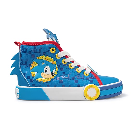 Ground Up Sonic High Top Little & Big Kid Boys Sonic the Hedgehog Sneakers