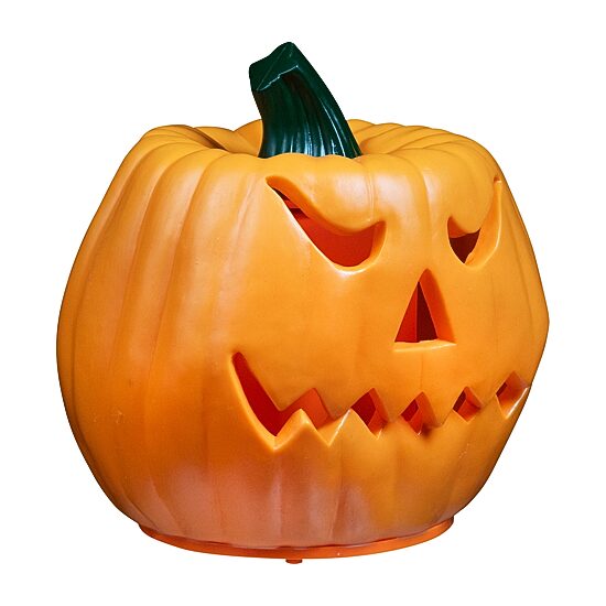 9.75'' Orange and Green Animated Double-Sided Pumpkin Halloween Decor