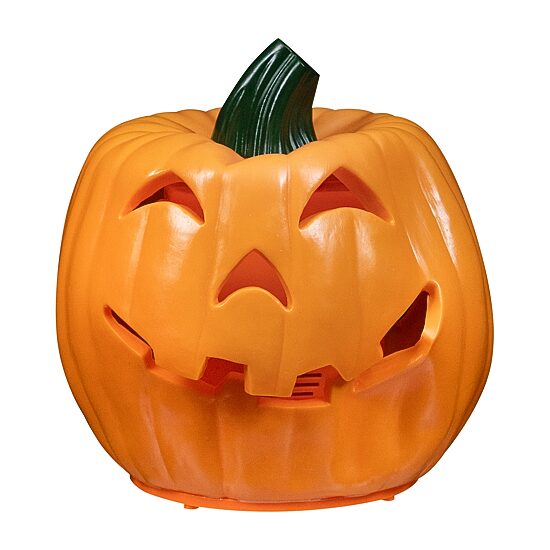 9.75'' Orange and Green Animated Double-Sided Pumpkin Halloween Decor