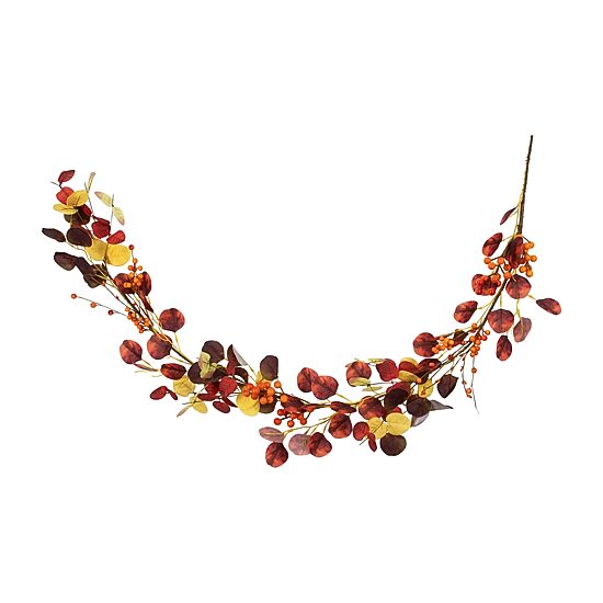 Northlight 5ft Berries Leaves Unlit Indoor Garland