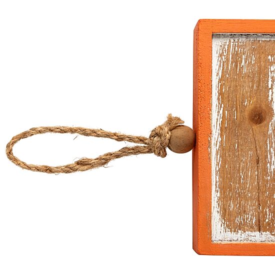 Northlight 27.5in Beige And Orange Boo Hanging Banner Wall Art Set
