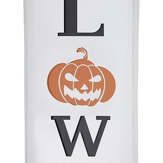 Northlight 31.5in Metal Happy Halloween Wall Halloween Yard Art