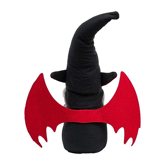 Northlight Black/Red Halloween Girl Gnome 17in Halloween Gnome