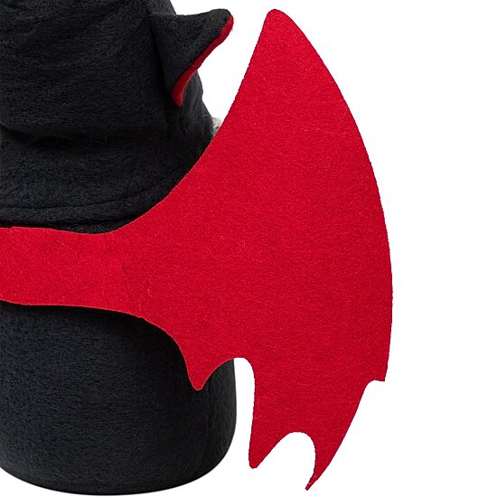 Northlight Black/Red Halloween Girl Gnome 17in Halloween Gnome