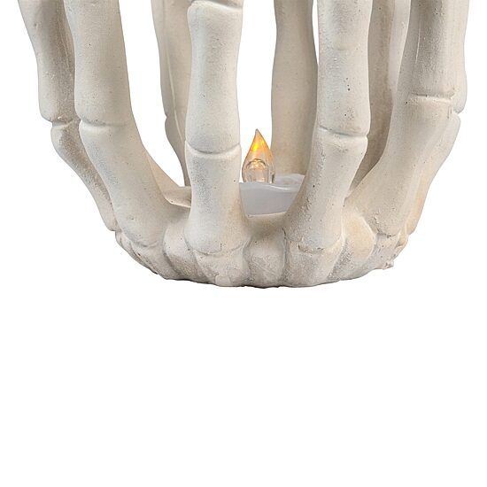 Northlight 6.25in Led Skeleton Pumpkin Halloween Tabletop Decor