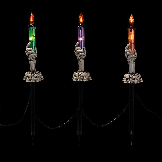 Northlight 8.5in Led Skeleton Candle 6-pc. Lighted Tabletop Decor