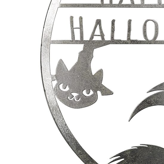 Northlight 17in Silver Flying Witch Wall Sign