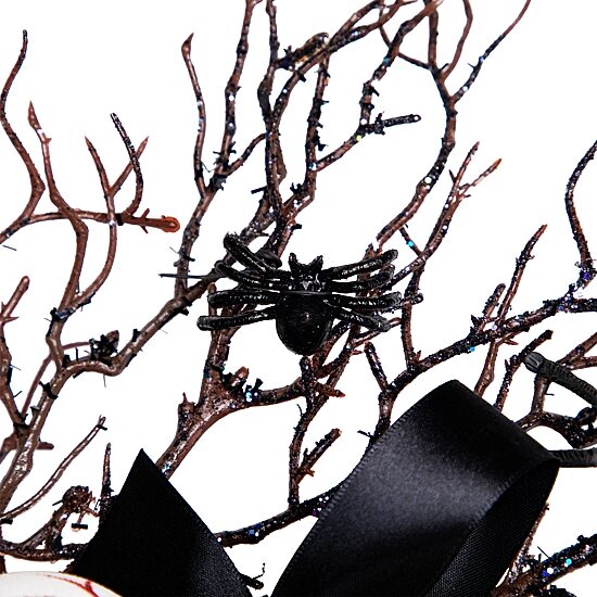 Northlight 24in Eyeballs And Spiders Twig Wreath