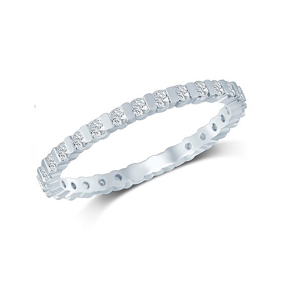 1/2 CT.T.W. Natural Diamond 14K Yellow Gold Eternity Band