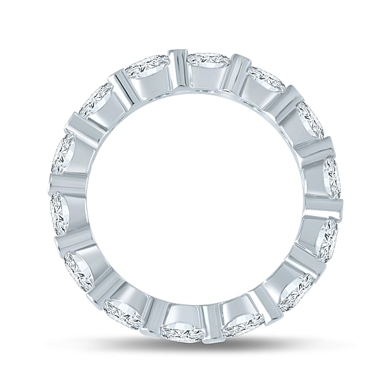 3 CT.T.W. Natural Diamond 14K White Gold Eternity Band