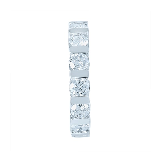 3 CT.T.W. Natural Diamond 14K White Gold Eternity Band