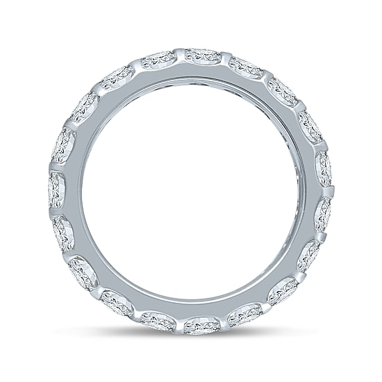 3 CT.T.W. Natural Diamond 14K White Gold Eternity Band