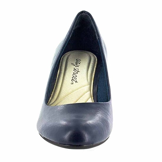 Easy Street Fabulous Womens Round Cone Heel Pumps