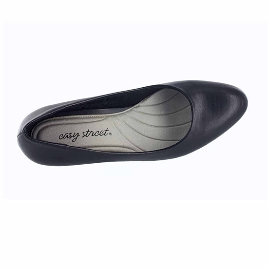 Easy Street Fabulous Womens Round Cone Heel Pumps