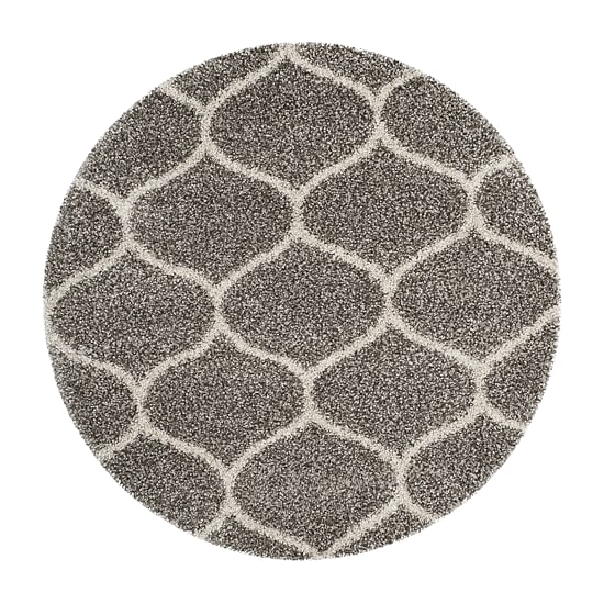 Safavieh Hudson Shag Collection Maria Geometric Round Area Rug