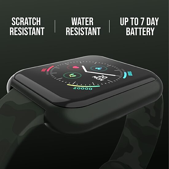 Itouch Air 3 Unisex Adult Black Smart Watch 500006b-4-51-G02