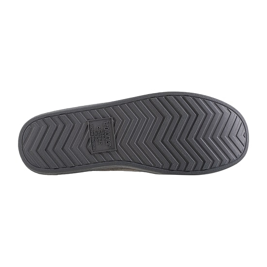Isotoner Mens Memory Foam Bootie Slippers